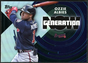 OZZIE ALBIES 2022 TOPPS SERIES 1 GENERATION NOW FOIL #GN-7 BRAVES - Picture 1 of 2