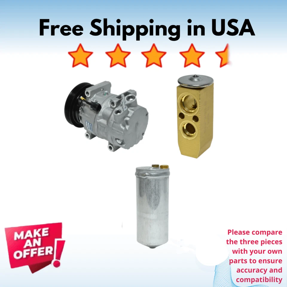 Kit Compresor A/C Fit INFINITI QX4 1998-2000, Nissan Pathfinder 1997-2000 Foto 1 de 4