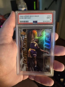 1999-00 Upper Deck Wild! #W1 Kobe Bryant Los Angeles Lakers RARE PSA 9 MINT - Picture 1 of 2