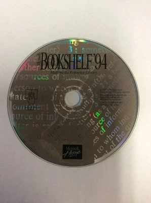 Microsoft Bookshelf '94 Multimedia Reference Library 1994 CD-ROM Software - Image 1 of 4
