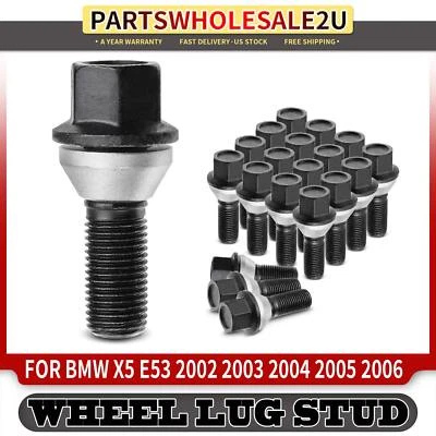 20x M14-1.5 Front & Rear Wheel Lug Bolt for BMW X5 E53 2002 2003 2004 2005 2006 - Image 1 of 4