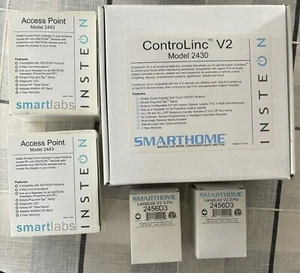 Insteon ControLinc V2 Smarthome Controller 2430, 2-Lamplinks & Access Points SET - Picture 1 of 21