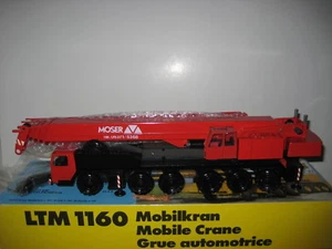 LIEBHERR LTM 1160 AUTOKRAN MOSER METALLMAST #2082 CONRAD 1:50 OVP - Picture 1 of 1