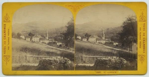 Stéréo 1860-70 Tairraz "Vues de Chamonix".  Saint-Gervais. - Picture 1 of 1