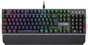 Mechanical Keyboard Oversteel Titanium RGB Red Switch German Layout Sealed - Picture 1 of 7