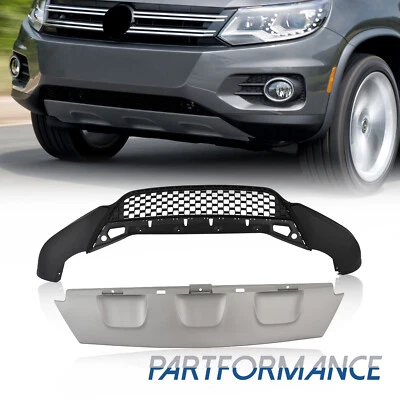 For 2012-2017 Vw Tiguan Front Air Dam Deflector Valance & Lower Valance Apron - Image 1 of 4