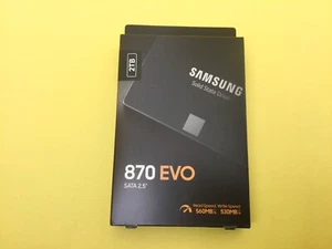 Samsung 870 EVO Series 2TB SATA 2.5" Internal SSD MZ-77E2T0B/AM New Sealed - Picture 1 of 4