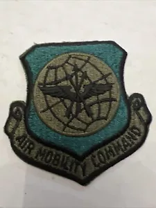 USAF AIR MOBILITY COMMAND PATCH FERRO SOMMESSO/CUCITO NUOVO:K4 - Foto 1 di 2