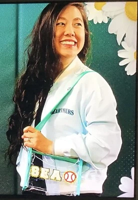 Seattle Mariners 2025 Día de la Madre Cartera Estructurada Transparente Sorteo Foto 1 de 3