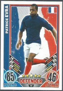 TOPPS MATCH ATTAX EURO 2012- #058-FRANCIA-PATRICE EVRA - Imagen 1 de 1