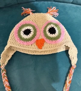 Handmade Rainbow Crochet Toddler Hat - Picture 1 of 3