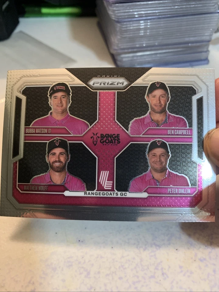 2025 Prizm Liv Golf #63 Base Bubba Watson Matthew Wolff Peter Uihlein Ben Camp - Image 1 of 1