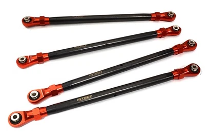 Red Front & Rear Lower Suspension Links for Axial SCX6 RC Crawler 254004 - Image 1 of 3