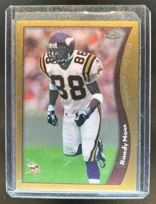 Topps Chrome Randy Moss Rookie RC #35 1998 Vikings Foto 1 de 2