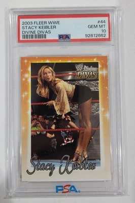 Stacy Keibler 2003 Fleer WWE Divine Divas #31 Low Pop - PSA 10 AEW TNA Foto 1 de 2