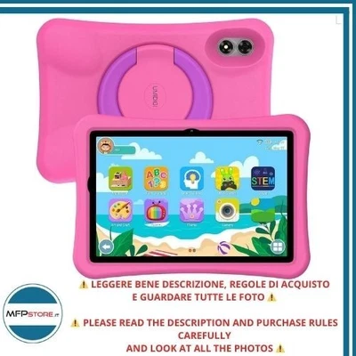 Tablet UMIDIGI Para Niños, 10,1" 4GB RAM 128GB ROM, 6000mAh - Funda Rosa - Imagen 1 de 4