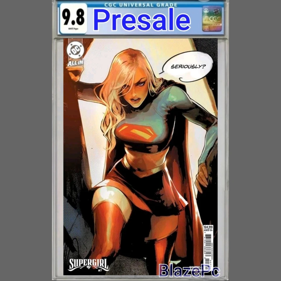 Supergirl #7 CGC 9.8 Sozomaika Cover B Variant DC Comics 2025 PRESALE - Image 1 of 1