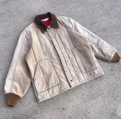 Chaqueta aislante vintage Walls Blizzard Pruf cuello pana rara descolorida por el sol XL  Foto 1 de 4