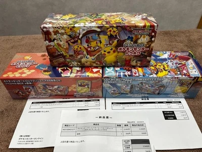 Pokemon center Tohoku Hiroshima Fukuoka Special Box set w/Promo card Pikachu New - Image 1 of 3