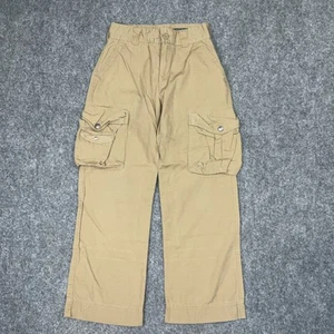 Polo Ralph Lauren Pants Boys Size 10 Brown Ripstop Cargo - Picture 1 of 9