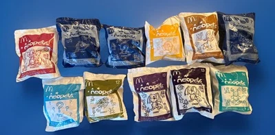 Neopets 2004 e 2005 McDonald’s Happy Meal Toys Lote de 11 NOVO LACRADO - Imagem 1 de 4