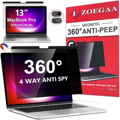 Magnetic Privacy Screen MacBook Pro 13 (2016-2022,M1,M2) & Air 13 (2018-2020,M1) - Image 1 of 4