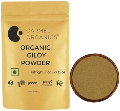 ORGANICS Giloy/Guduchi/Gulvel Stem Powder Natural Wellness Supplement 100Grams - Image 1 of 4