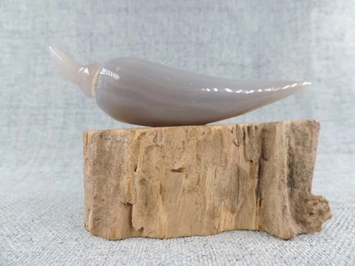 Nice Chinese Nature Agate Hand-carved Chili Shape Snuff Bottle A3 - Image 1 of 4