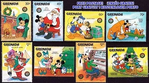 👉 DISNEY = GRENADA 1986 CHRISTMAS mnh TOYS 💲FREE SHIPPPING💲 - Picture 1 of 1