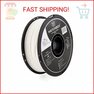 HATCHBOX ABS 3D Printer Filament, Dimensional Accuracy +/- 0.03 mm, 1 kg Spool,  - Image 1 of 2