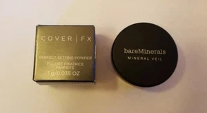 Cover FX Perfect Setting Powder Light & bareMinerals Mineral Veil Sample Set - Picture 1 of 2