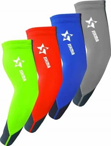Par de calentadores de brazo de ciclismo protección solar UV lycra compresión mangas transpirables - Imagen 1 de 14