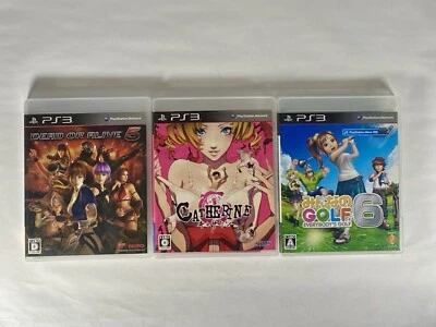 Lot3 PS3 Dead or Alive 5 & Catherine & Minna no Golf 6 -PlayStation 3 Japan Game - Image 1 of 4