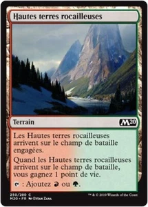 MTG Magic M20 FR - [x4] Rugged Highlands/Hautes terres rocailleuses - Picture 1 of 1