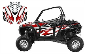 2011-2014 Polaris RZR 900 XP graphics decal kit thick 24 mil premium vinyl V3001 - Picture 1 of 20