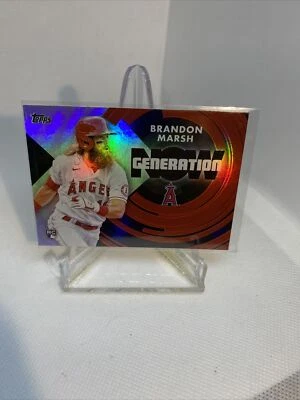 2022 Topps Series 2 Brandon Marsh #GN-31 Generation NOW RC Rookie Card - Image 1 of 2