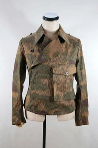 Seconda guerra mondiale esercito tedesco marrone chiaro e acqua panzer mimetico avvolgente/giacca 3XL - Foto 1 di 3