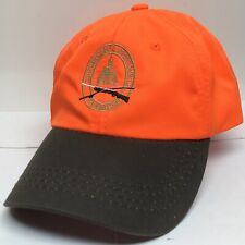 Congressional Sportsman Foundation Fishing Hunting Logo Hat Orange Blaze Rifle