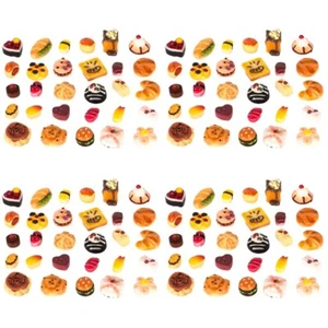 4 Sets Simuliertes Lebensmittelspielzeug Winziges Lebensmittelmodell - Zdjęcie 1 z 12