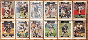 2006 Topps New Orleans Saints Retail Team Set (12) in 9-Pocket Page - Free Ship - Picture 1 of 8