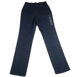 Lee Jeans Womens Size 4 Blue Straight Leg Classic Fit High Rise Pants NEW - Picture 1 of 13