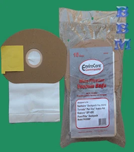 10 Tornado C352-2500 Tennant 9007784 CarpetPro Power-Flite PF300BP Vacuum Bag - Picture 1 of 1