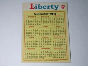 Liberty Weekly Magazine Jan 9, 1937 Ronald Colman: A Hollywood Mystery Vtg Ads - Picture 1 of 6