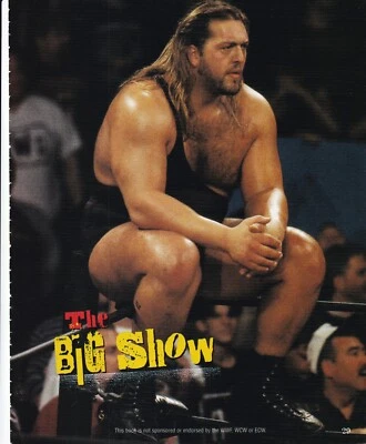 Giant Big Show Винс Макмэхон 8x10 Pro реслинг книга журнал страница фото WCW WWE - Изображение 1 из 3