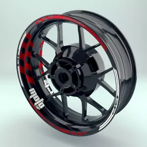 Pegatina de llanta pegatina de borde de llanta motocicleta MOTOGP tablero de ajedrez muchos colores - Imagen 1 de 11