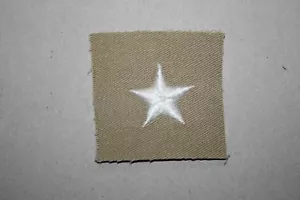 CHAQUETA ORIGINAL 1 ESTRELLA BG BRIGADIER GENERAL M42 TELA TOSTADA RANGO INSIGNIA ÚNICA - Imagen 1 de 1