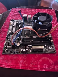 Dell Vostro 200 Foxconn G33M02 0CU409 Motherboard with CPU heatsink fan - Picture 1 of 5