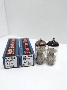 Pair of Mullard 12AT7WA M8162 Tested Coded 654 657 VACUUM TUBE Strong O-Getter - Picture 1 of 17
