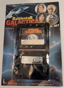 Battlestar Galactica Vintage 1978 I.D. Set Captains Real Vinyl Wallet Unpunched - Picture 1 of 1