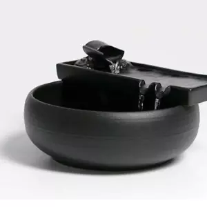 Ceramic Tabletop Fountain for Indoor and Outdoor (Ceramic Fountain) - Picture 1 of 5